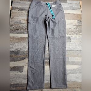 FIGS Yola Skinny Scrub Pants Grey XS